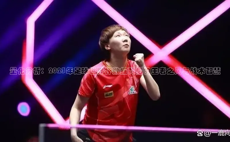 量化分析：2023年足球世界杯数据背后的王者之风与战术智慧